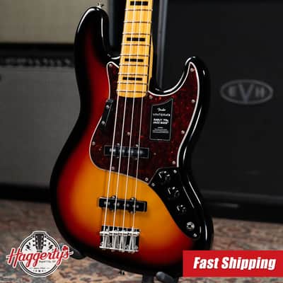 Fender Vintera III Early '70s Jazz Bass - 3-Color Sunburst with Gig Bag image 1