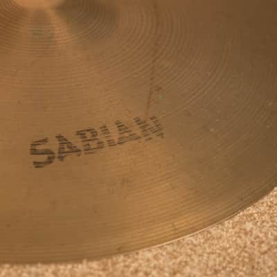 1980s Sabian 20" Medium Heavy Ride Cymbal 2755g image 6