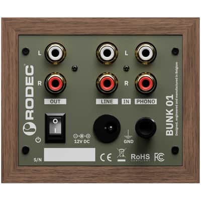Rodec BUNK 01, Walnut Green - MM Phono Preamp. - Turntable preamp image 7