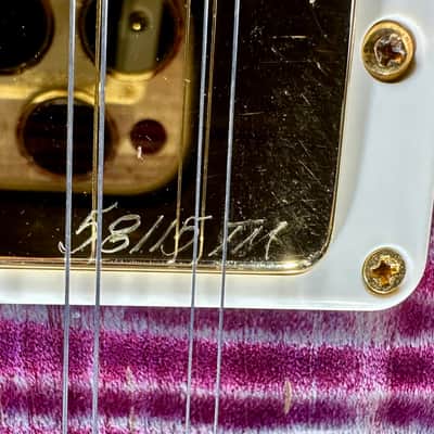 PRS Hollowbody 12 String & Case 2019 - Violet 10 Top. image 8