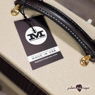 Magnatone Starlite 1x8" 5 Watt Class A Combo Amp w/ Cover – Blonde w/ Oxblood image 3