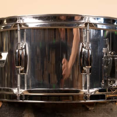 1990 Ludwig 6.5x14 LR-751 Rocker Snare Drum image 2