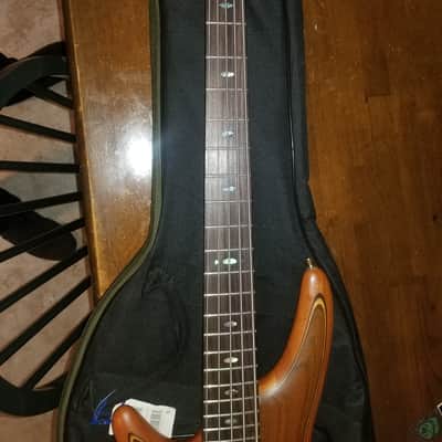 Ibanez SR1200E-VNF Premium 5-String Bass Left Handed 2010s Vintage Natural Flat image 21