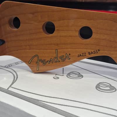 Fender 099-0702-920 Roasted Maple Jazz Bass Neck, 20-Fret 2010s - Maple image 3
