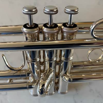 Beautiful Bach 180S37 Stradivarius Series Bb Trumpet 2016 - Silver-Plated image 3
