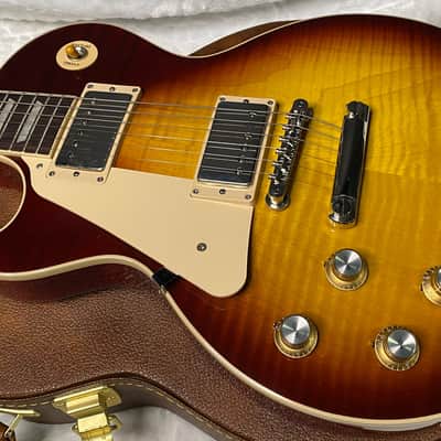 NEW! Gibson Les Paul 60's Standard Iced Tea - Left Handed - Authorized Dealer - Beautiful Flame Maple Top - 10.1 lbs - G07354 image 5