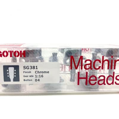 Gotoh Modern Keystone-Style Chrome Tuners (3 per side) image 7