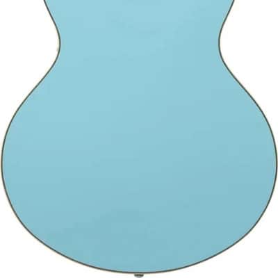 D'Angelico Premier DC Semi Hollow Electric Guitar, Sky Blue DAPDCSKBCS image 2