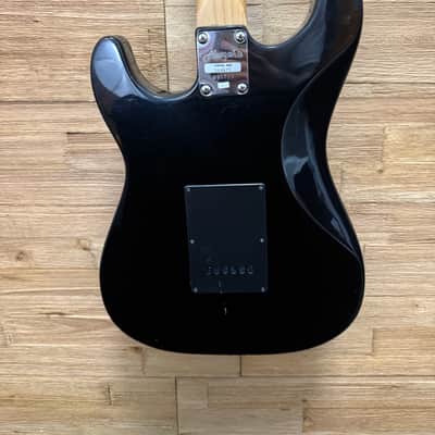 Memphis 302B Strat Style HSS electric guitar 1980's 1990's - Black- 6lbs 11oz image 15