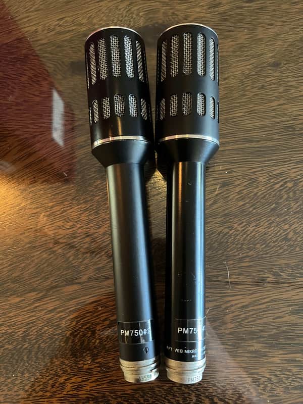 Microtech Gefell PM 750 Condenser Microphone Pair image 1