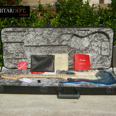♚MINT♚ 2019 FENDER AMERICAN ELITE STRATOCASTER USA ♚ SKYBURST !♚ MAPLE CAP♚ Ultra image 2