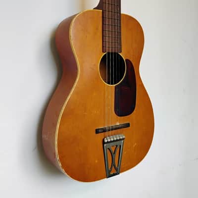 Harmony H927 "Stella" Parlor Tailpiece Guitar - 1960s - Natural - AS-IS image 6