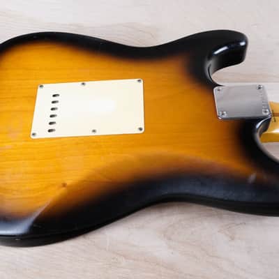 Fender ST57-900 (ST57-115) '57 Stratocaster Reissue MIJ 1991 Tobacco Sunburst Lacquer Finish USA Pickups Made in Japan Vintage w/ Hard Case image 12