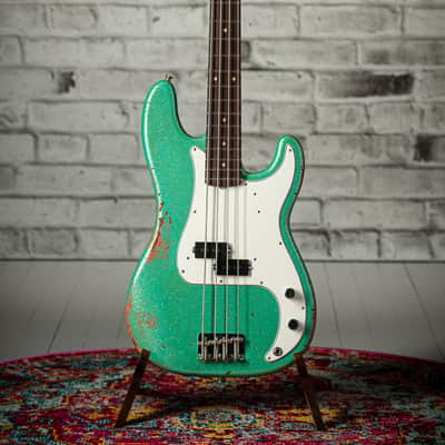 Fender Custom Shop ’59 P-Bass Heavy Relic - Aged Seafoam Green/Faded Tahitian Coral image 1