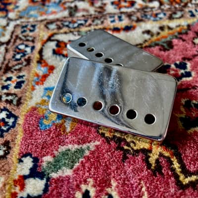 1960's Gibson Chrome Patent Sticker PAF pickup cover set ES-335 SG 1965 image 4