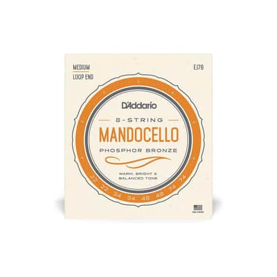 D'Addario EJ78 Phosphor Bronze 8-String Mandocello Strings - Medium .022-.074 image 1