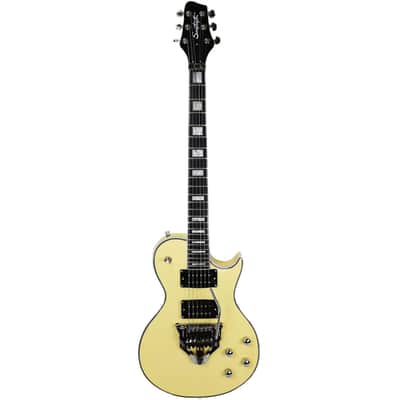 Sawtooth Heritage H70C Guitar, Floyd Rose FRX, Ebony Fretboard, Antique White image 2