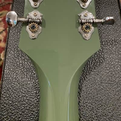 Gretsch G6118T Anniversary 2011 Smoke Green w/ B6 Bigsby and case image 14