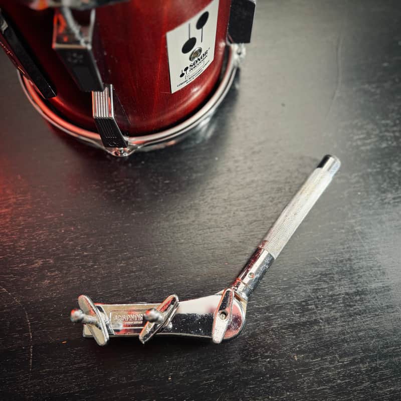 Sonor Phonic Tom arm & Vario Clamp 80s - Chrome plated image 1