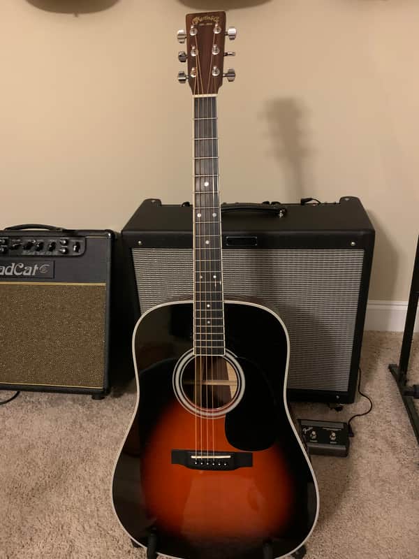 Immagine Martin D-35 2002 Custom Sunburst Fishman Prefix Stereo Blender - 1