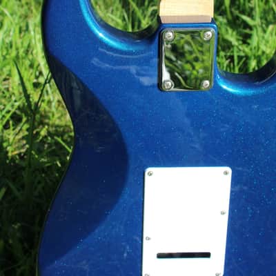 Aria Left Handed STG 2000s - Royal Blue Sparkle image 12