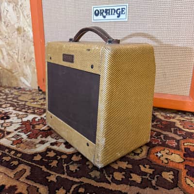Vintage 1954 Fender Tweed Champ 5D1 Wide Panel Clean USA Amplifier Combo *1950s* image 6