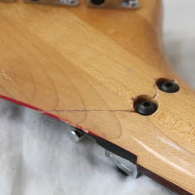 1986 Hamer USA Chaparral Electric Guitar - Red Finish - Rare Mini Toggle Pickup Selectors image 22