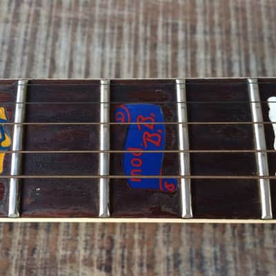 Wandré BB with tremolo (very rare) 1960 Black-Yellow-red with smoke patterns image 13