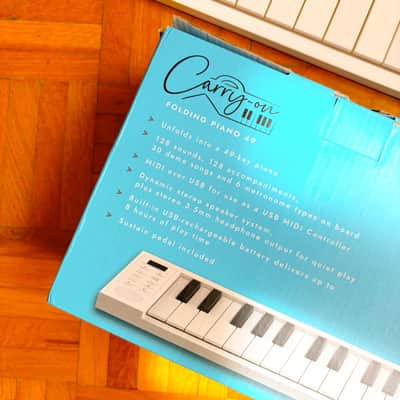 Blackstar Carry-On Folding Piano 49-Key Portable Digital Piano – Foldable, USB-MIDI, 128 built-in sounds! Mint condition with extra power supply! Bild 15