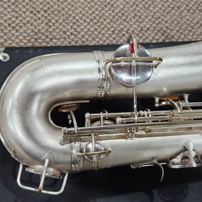 Mint condition C.G. Conn New Wonder II C-Melody Saxophone 1926 - Satin Silver Plate image 13