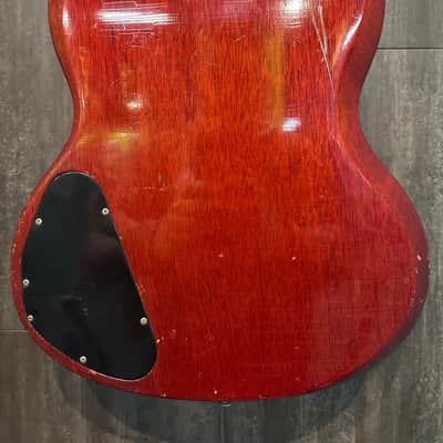 Vintage 1966-69 Gibson EB-3 Bass in Cherry Finish Reset Neck w/ Period-Adjacent Aftermarket Case in Good Condition! image 7