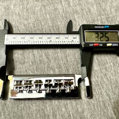 Gibson Adjustable Wraparound Tailpiece Bridge-Chrome image 4
