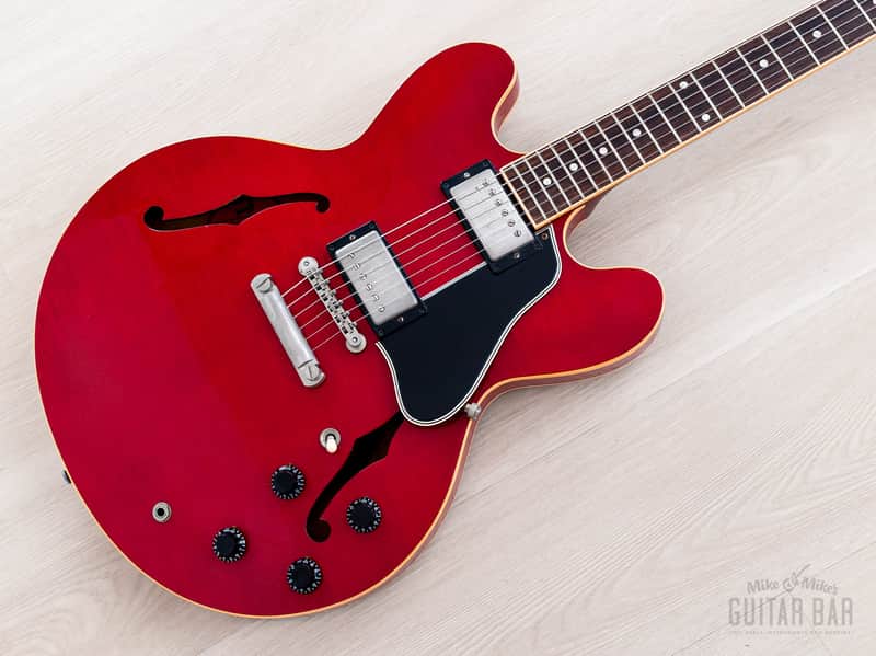 2005 Gibson ES-335 Dot Figured Cherry Semi-Hollow Guitar, 57 Classic PAF & DiMarzio w/ Case image 1