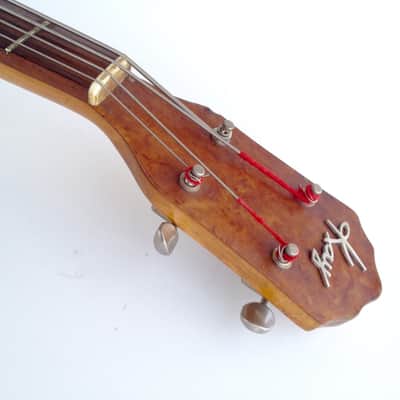 Vintage Original 1950's Kay Howlin' Wolf Thin Twin K162 Natural Blonde Electric Bass Guitar Viol image 12