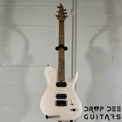 Balaguer USA Series Seraph Modern Electric Guitar w/ Case (424) - Gloss Metallic Jewel White image 2