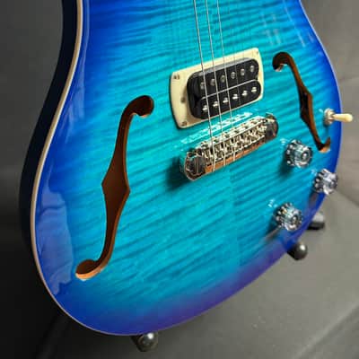 PRS SE Hollowbody I Piezo Electric Guitar Lake Blue Finish w/ Gig Bag image 6