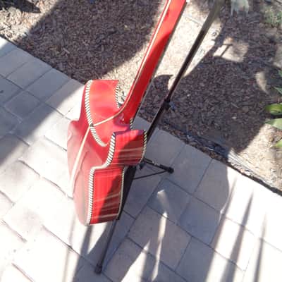 Pasaye Bajo Quinto 2019 Transparent Diablo Red image 7