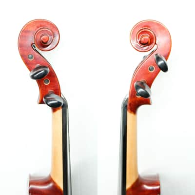 Handmade1/4 Violin Outfit–Italian Spruce,One Piece Back, Sweet Tone, Case&Bow image 3