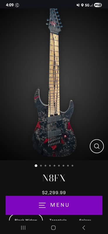 Legator N8FX Black Widow - Black Widow image 1
