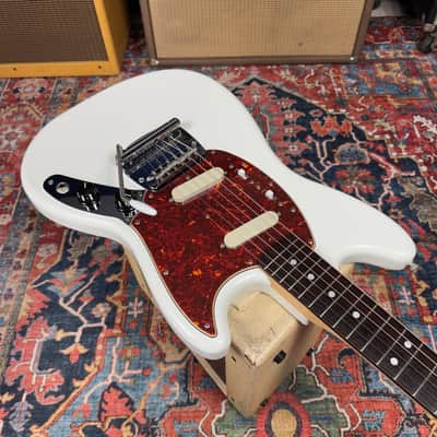Fender Mustang Traditional 60's Olympic White Rosewood image 8