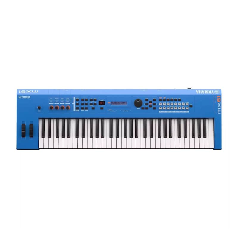Yamaha MX61 Music Synthesizer V2 - Blue image 1