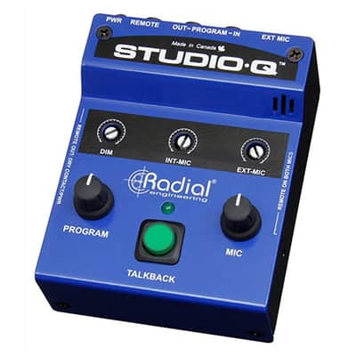 Mint Radial Engineering Studio-Q Talkback Interface with Built-In Mic External Mic Input image 2
