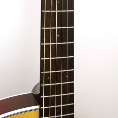 Takamine EG568C FXC Thinline Cutaway Acoustic-Electric Guitar w/ Deluxe Gig Bag - Natural image 3