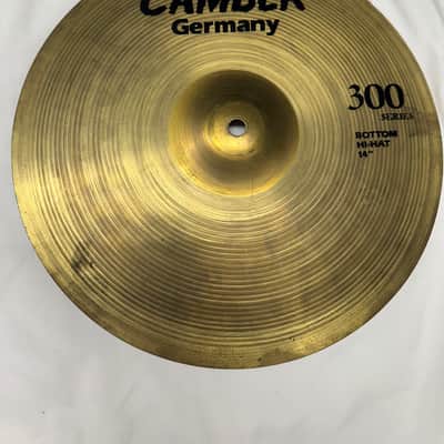 Used Camber 14" 300 Series Hi Hat Cymbal Pair Bottom & Top Made in Germany image 4