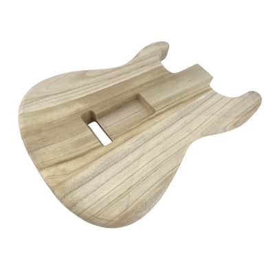 Stratocaster Style Electric Guitar SSH Body, Paulownia image 7