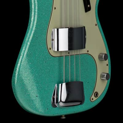 Fender Custom Shop Empire 58 Precision Bass Journeyman Relic - Aged Sea Foam Green Sparkle #88270 image 6