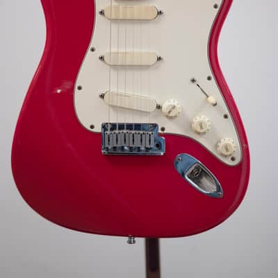Fender USA Stratocaster Plus 1988 - in Raspberry Razzberry - Like John Mayer's image 11