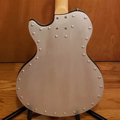 Fouke Single Cut Aluminum Hollow Body Bigsby 2000's image 5