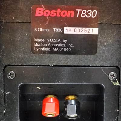 Boston Acoustics T830 Speaker Towers image 11