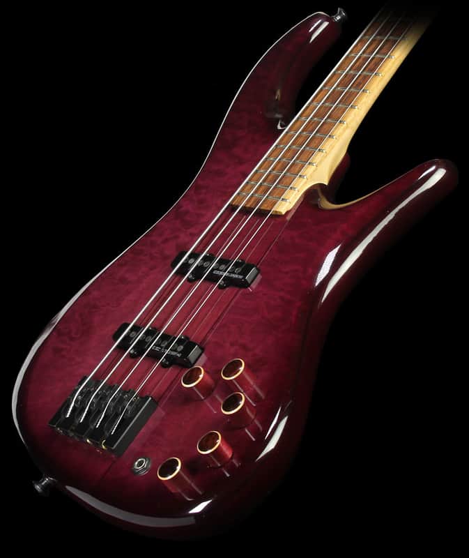 Ken Lawrence Associate Electric Bass Guitar 2004 Purpleburst image 1